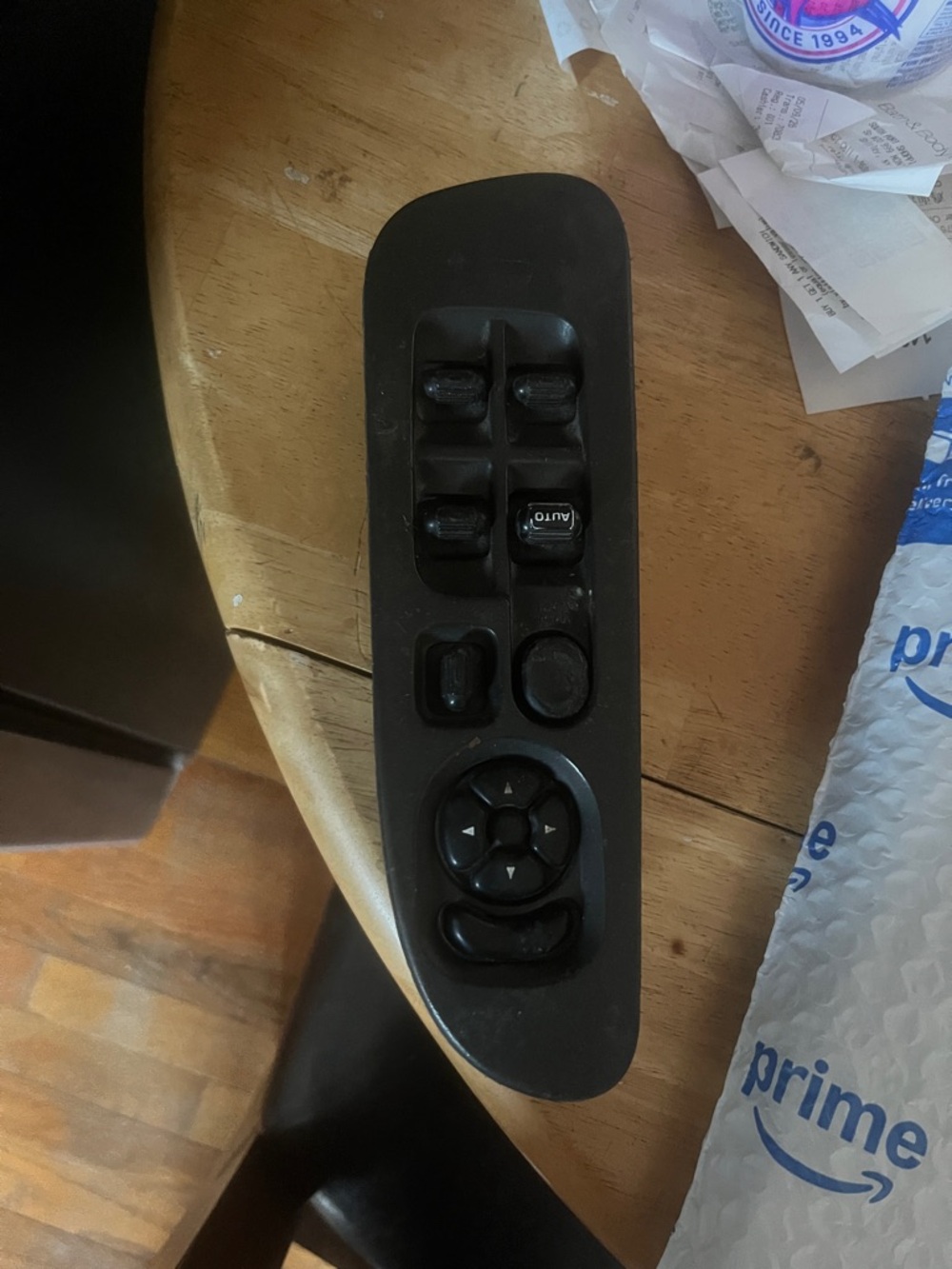 Black Car Power Window Switch Panel